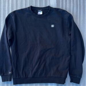 Tittle- Chanel CC logo uniform sweatshirt pullover